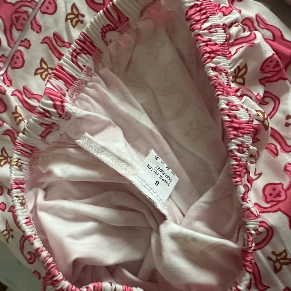 Roller Rabbit Monkey PJs Red S - Picture 5 of 8